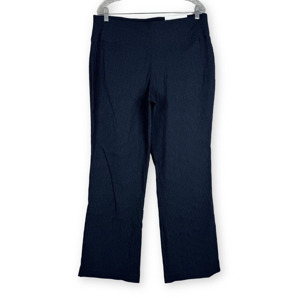 Cato Shape Enhancing Bootcut Pants Womens 16 Mid Rise Navy Stretch NWT